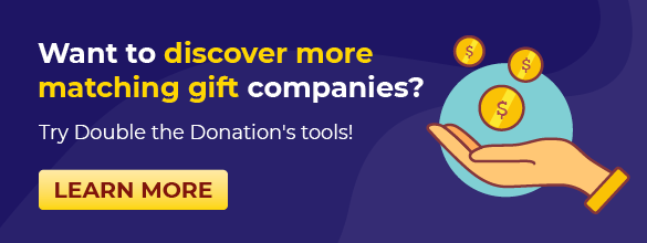 Find more matching gift companies with Double the Donation!