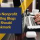 Explore the top nonprofit marketing blogs!