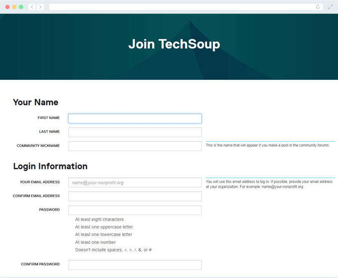 Make sure you register your nonprofit with TechSoup before filling out your Google Grant application.