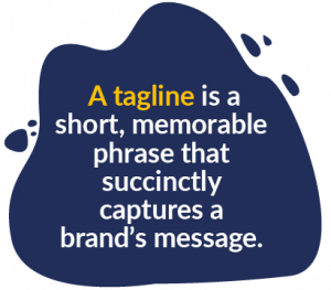 Getting Attention illustrates the definition of a nonprofit tagline.