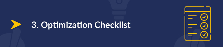 This optimization checklist outlines the steps needed to optimize your Google Grant account.