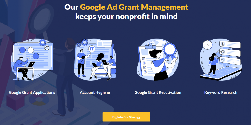 Discover what is a google grant with Getting Attention's wide range of services.