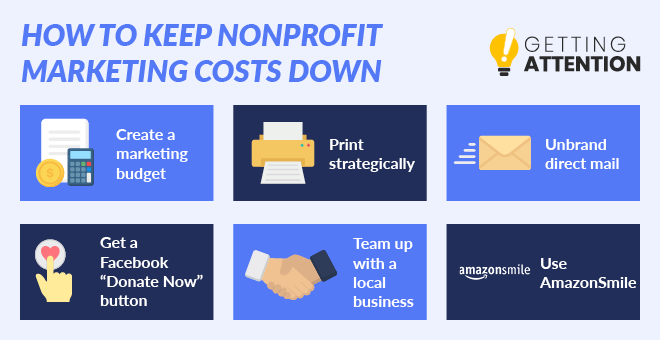 Try these ideas for how to keep your nonprofit's marketing costs low.