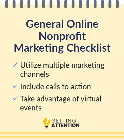 Here are some general nonprofit marketing ideas.