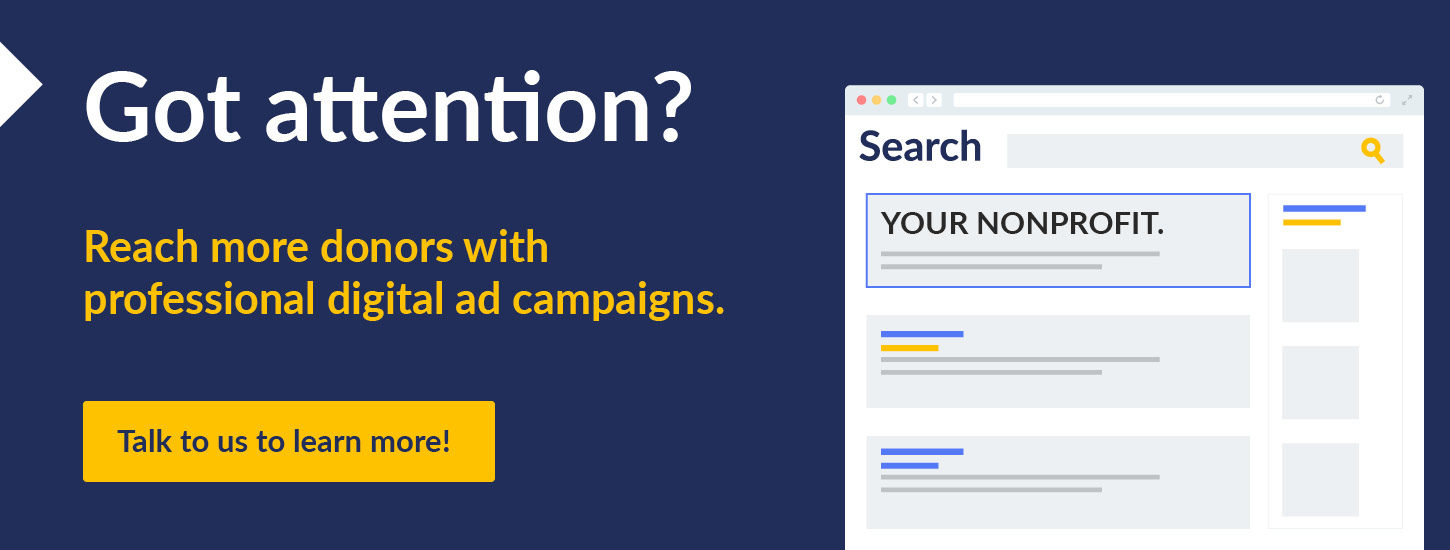 Click this graphic to explore nonprofit marketing strategies beyond fundraising flyers with a free consultation from Getting Attention.