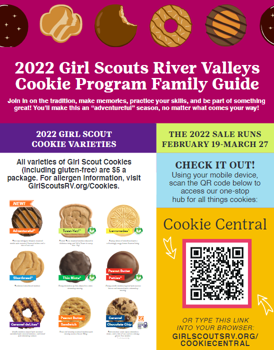 This flyer markets a Girl Scouts product fundraiser.
