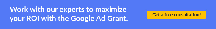 Work with our professionals to grow the Google Ad Grant's impact on your nonprofit.