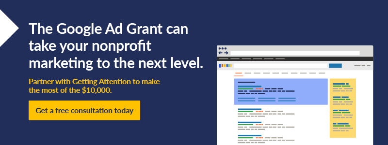 Work with Getting Attention to amplify your nonprofit marketing with the Google Ad Grant.