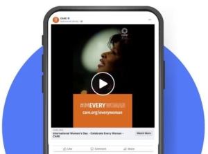 This nonprofit advertising example combines video storytelling with Facebook advertising.