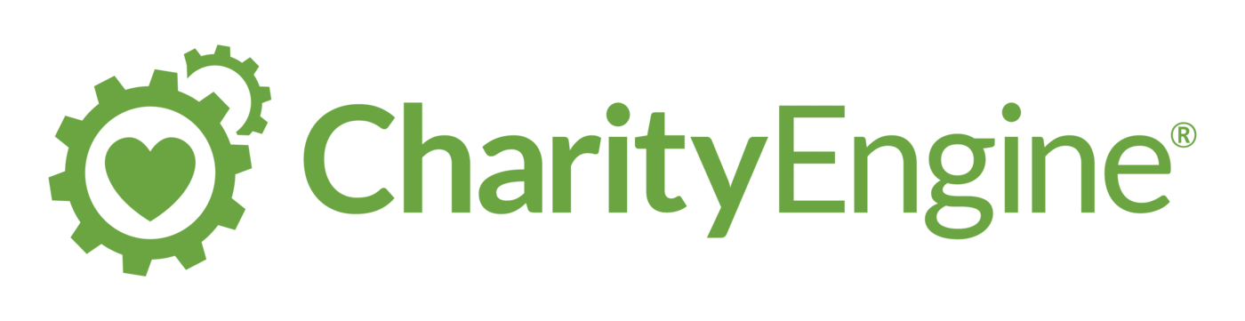 This image shows the logo of CharityEngine, a top peer-to-peer fundraising software solution.
