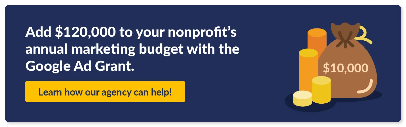 Google Ads increase your annual marketing budget by $120,000. Learn how we can help.