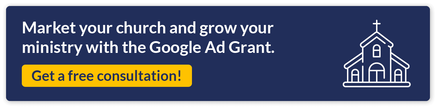 Your church can connect with thousands of congregants for free. Connect with our church marketing agency to leverage the Google Ad Grant.