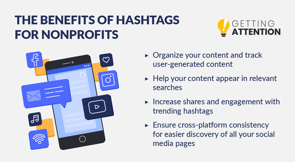 The benefits of choosing the best nonprofit hashtags, written below