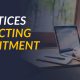 The title of the post, “4 Best Practices for Collecting Key Recruitment Data”