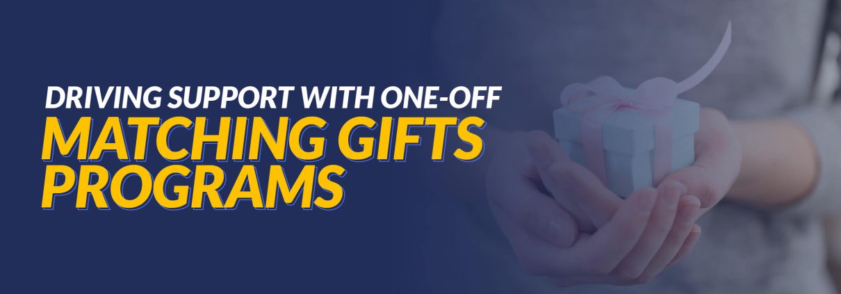 Driving Support with One-Off Matching Gifts Programs