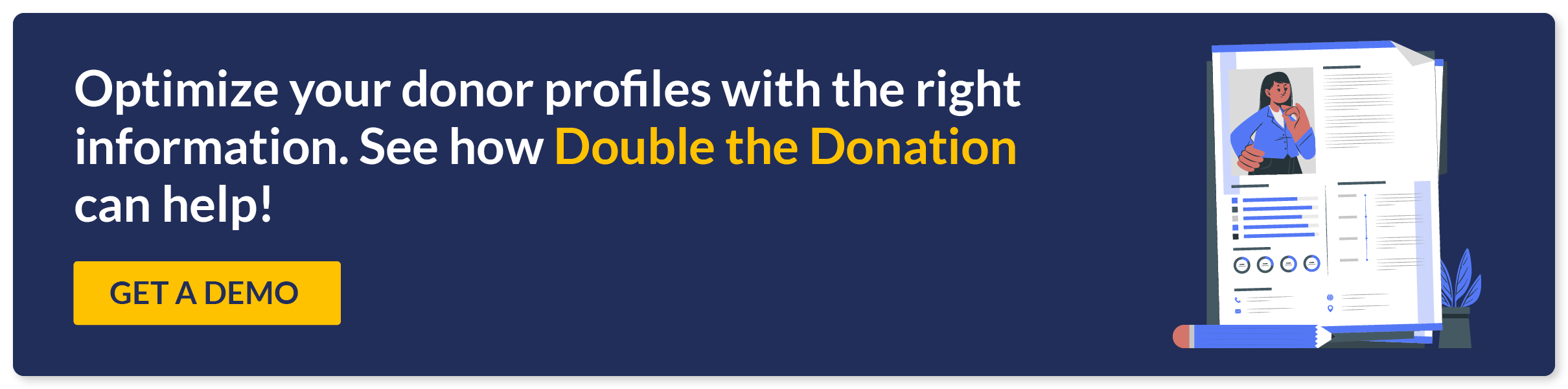 Enhancing a Donor Profile With Employment Data Using Double the Donation