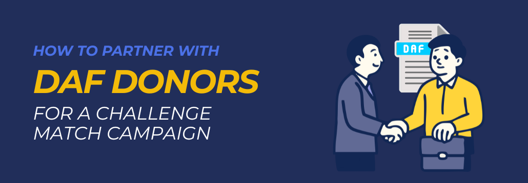 How to Partner with DAF Donors for a Challenge Match Campaign