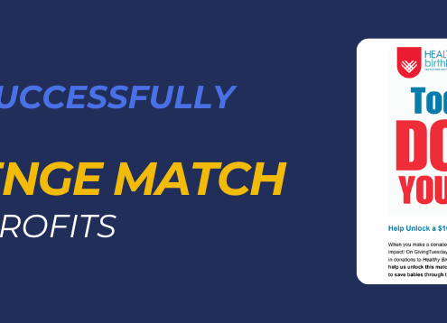 How to Successfully Launch a Challenge Match for Nonprofits