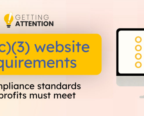 Blog title: 501(c)(3) website requirements: 5 standards every nonprofit website must meet.