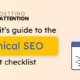 The article’s title, “A nonprofit’s guide to the technical SEO audit checklist.”