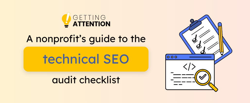 The article’s title, “A nonprofit’s guide to the technical SEO audit checklist.”